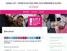 Tablet Screenshot of canal-iut.fr
